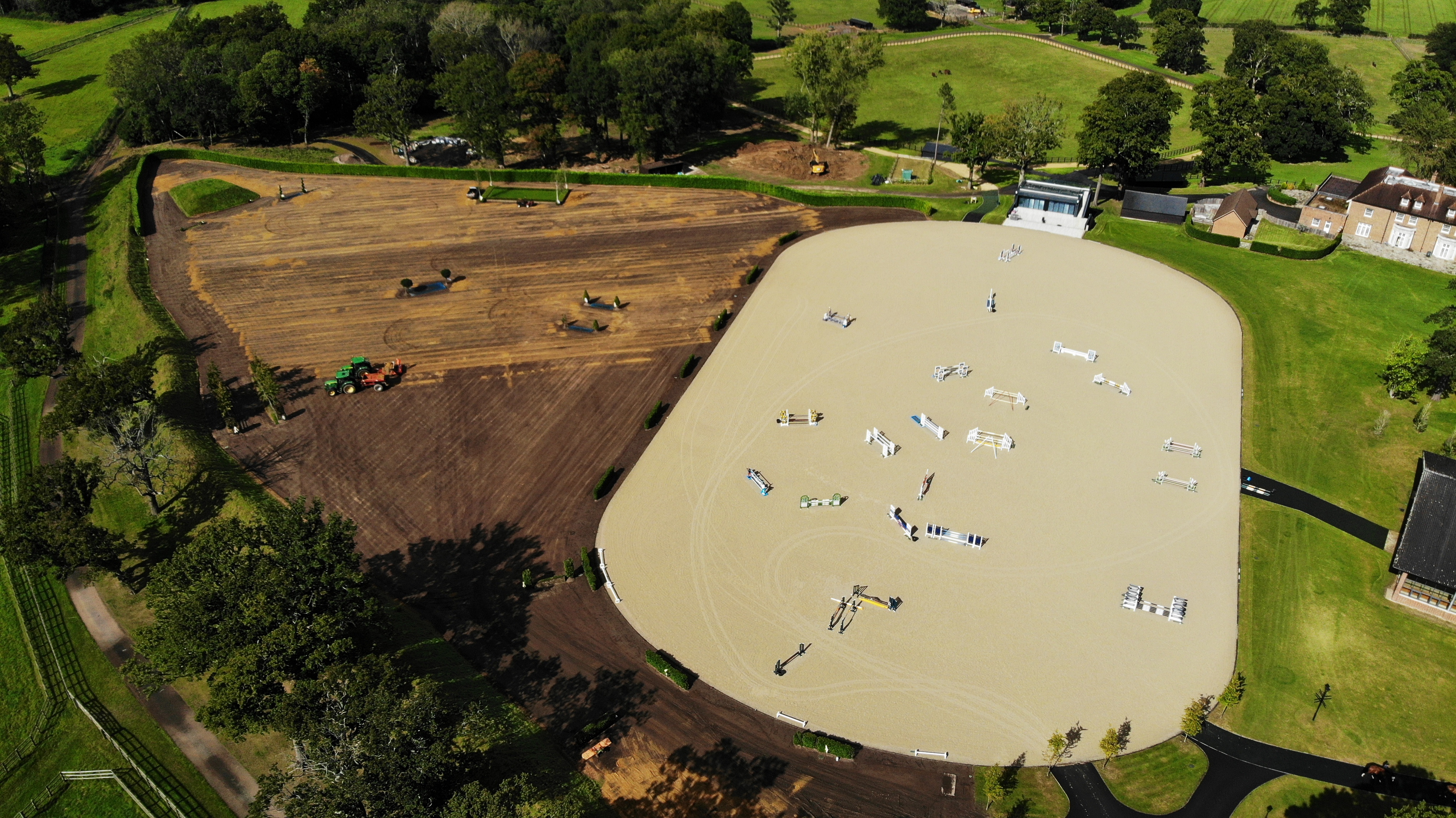 Apex sports pitch construction
